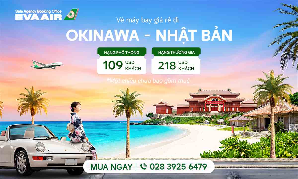 Vé máy bay giá rẻ đi Okinawa