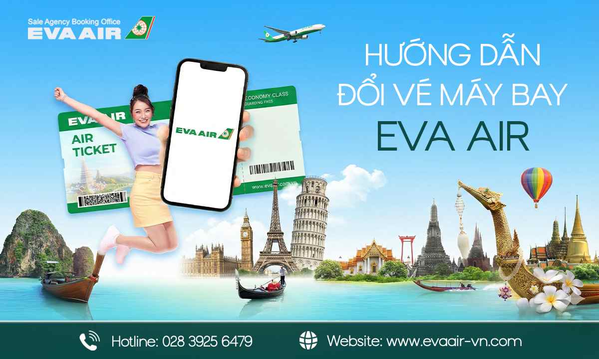 Đổi vé máy bay EVA Air