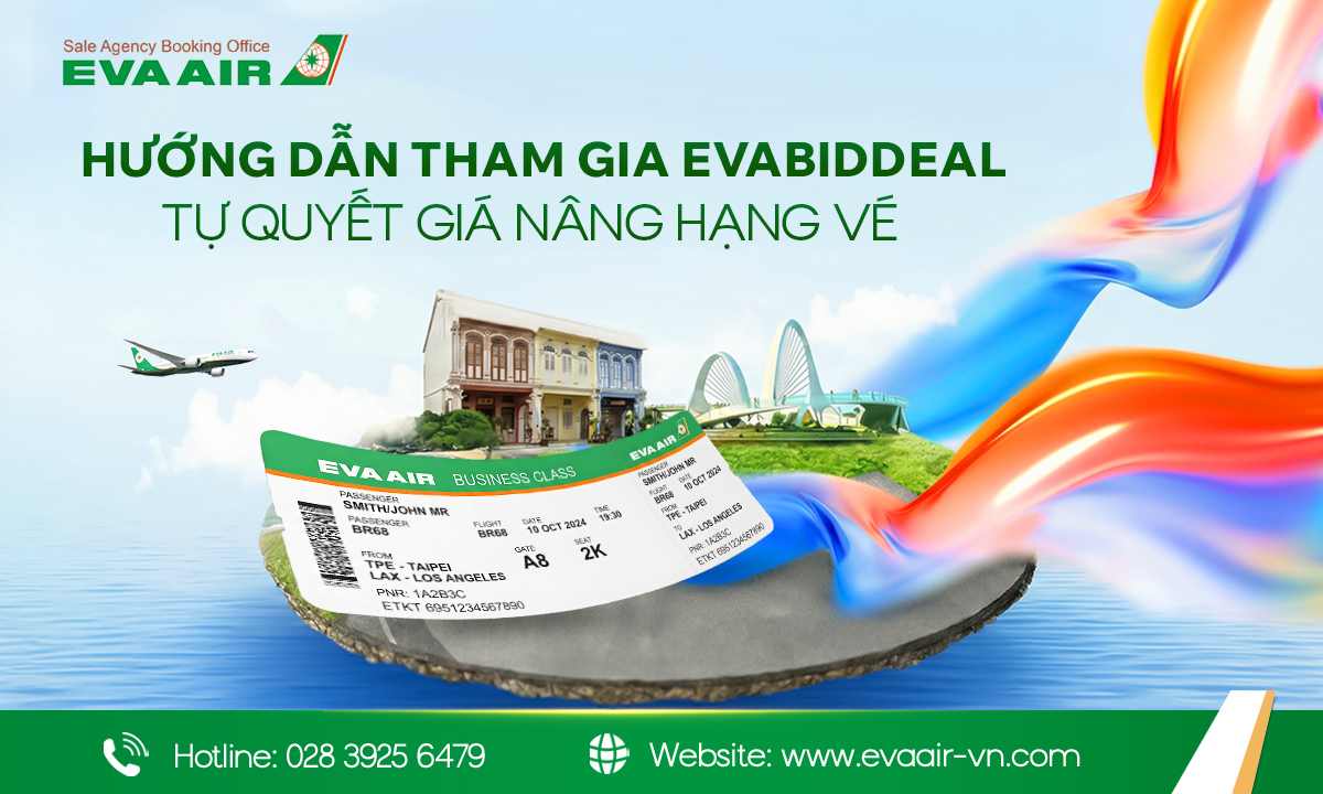 Hướng dẫn tham gia EVABidDeal – Tự quyết giá nâng hạng vé