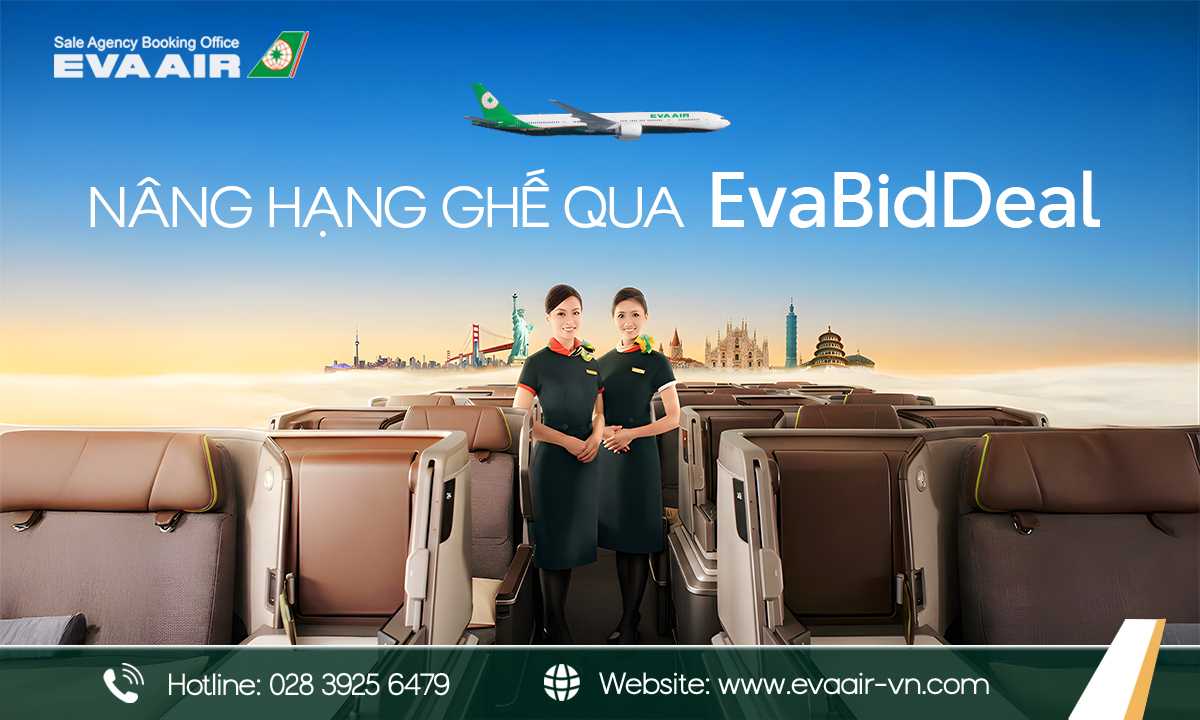 Nâng hạng ghế EVA Air qua EVABidDeal có đảm bảo không?