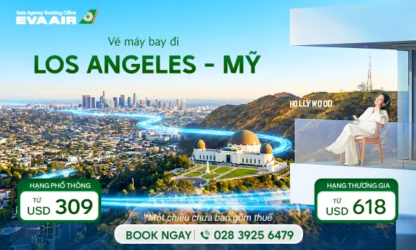 Mua vé máy bay đi Los Angeles ở đâu rẻ