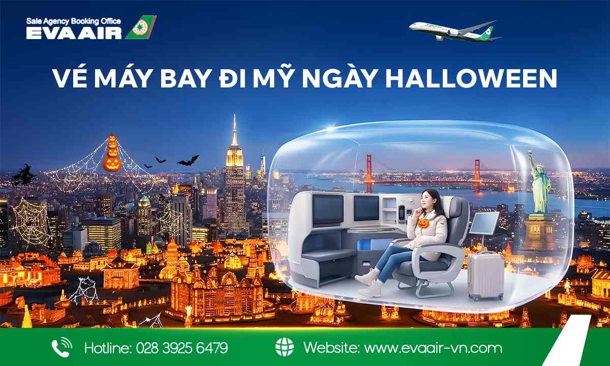 Vé máy bay đi Mỹ ngày Halloween