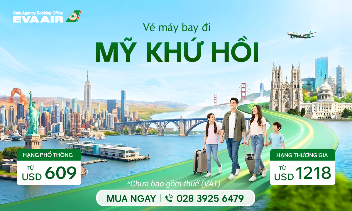Giá vé máy bay đi Mỹ khứ hồi bao nhiêu? Cập nhật mới nhất