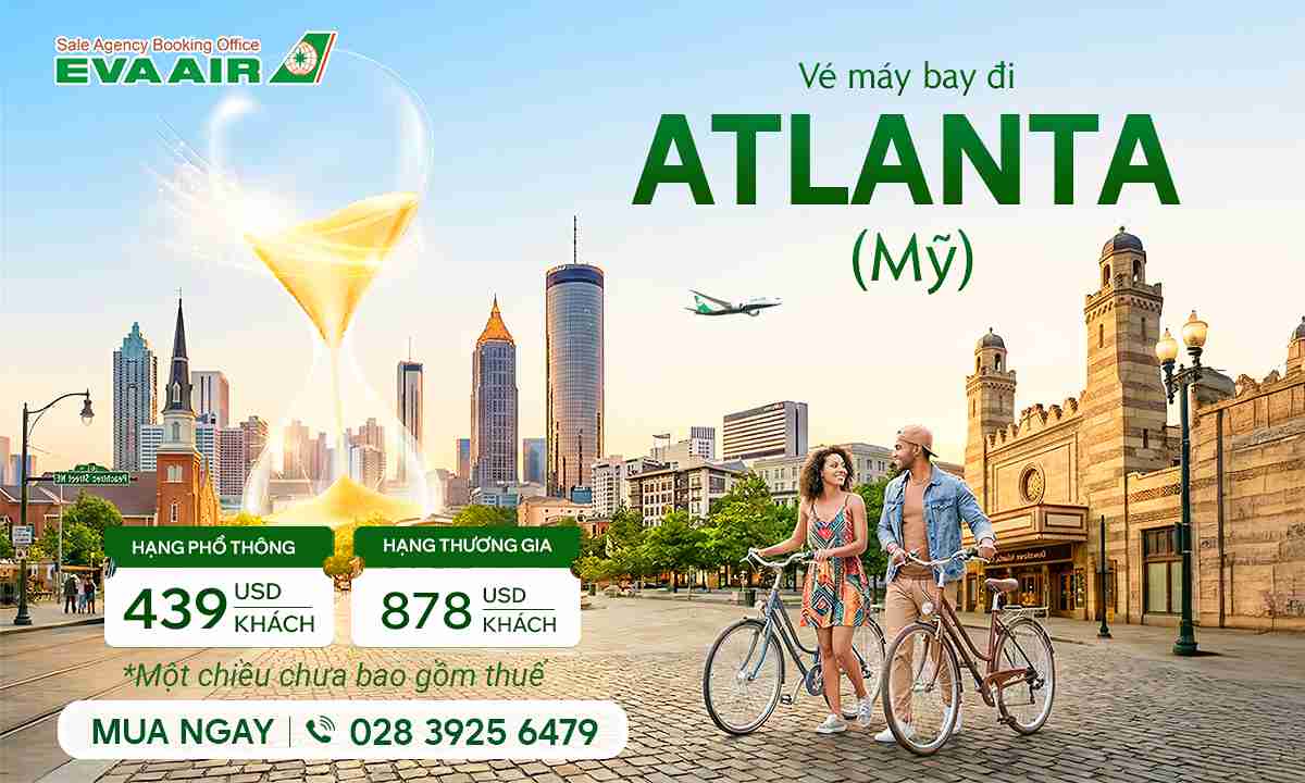 Vé máy bay đi Atlanta